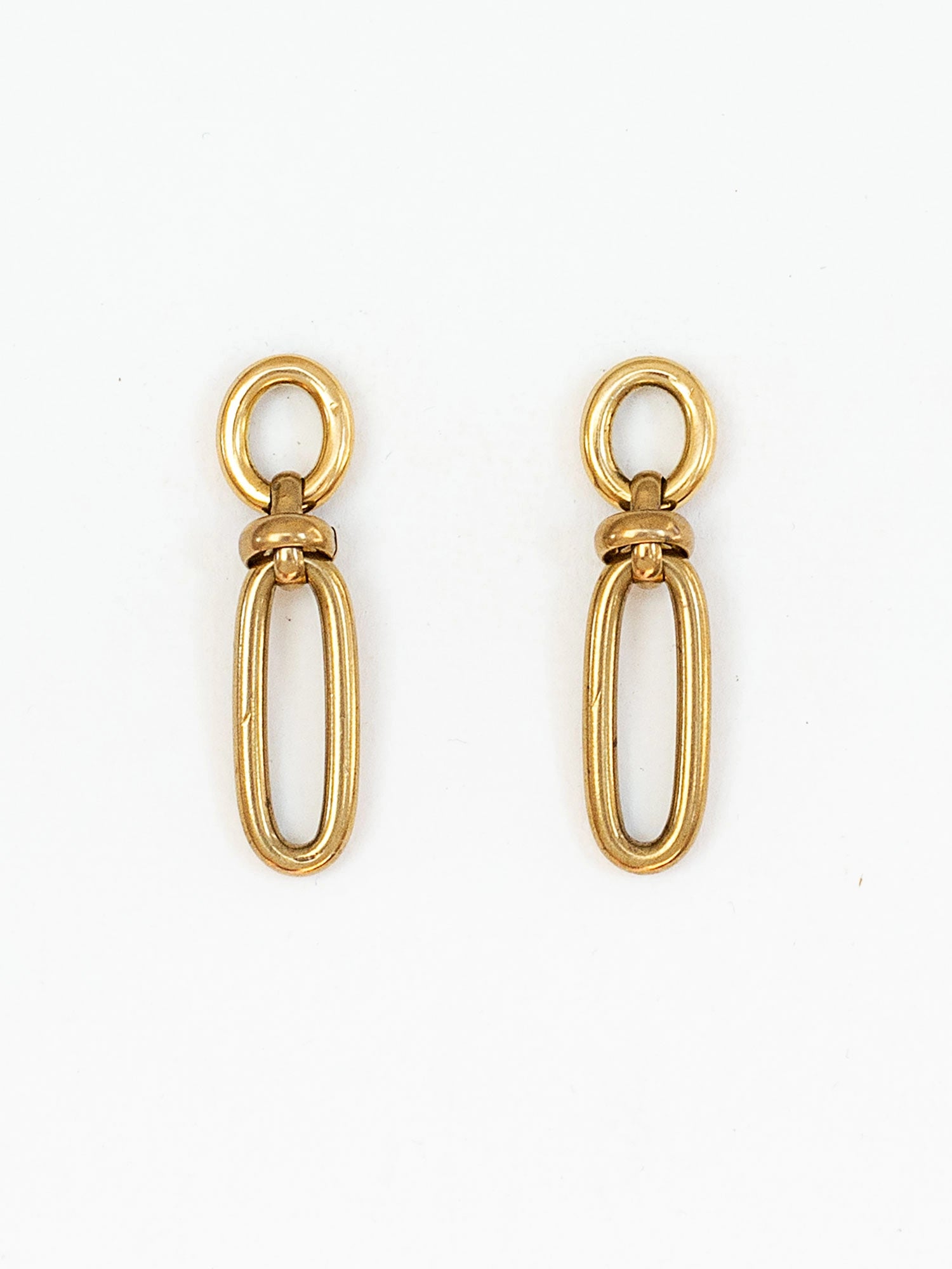 Bette Brass Minimalist Earrings Michelle Ross