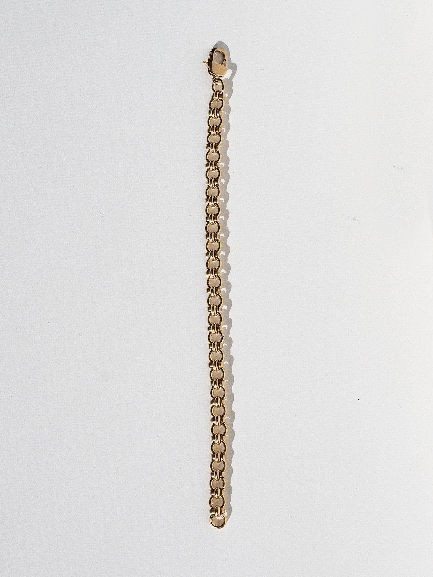 Decorative Brass Chain Bracelet by Michelle Ross