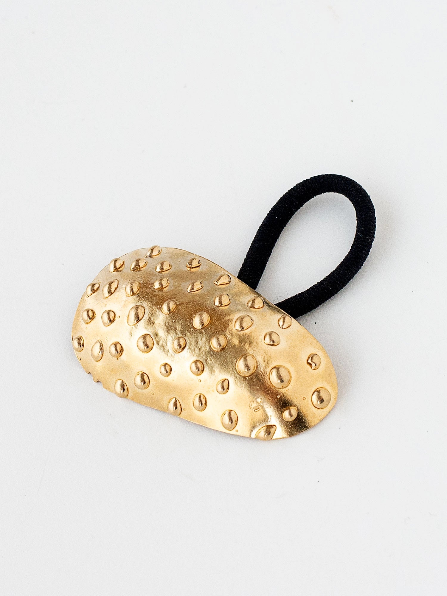 Decorative Large Brass Hair Tie Accessory by Michelle Ross from Toronto Canada