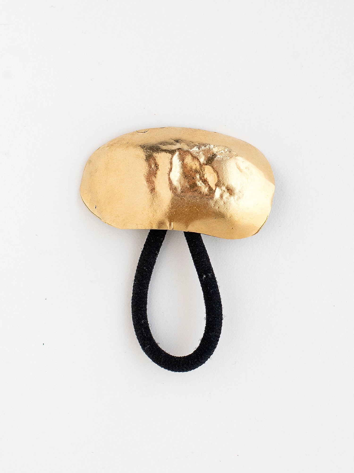 Domar Large Smooth Brass Decorative Hair Tie by Michelle Ross