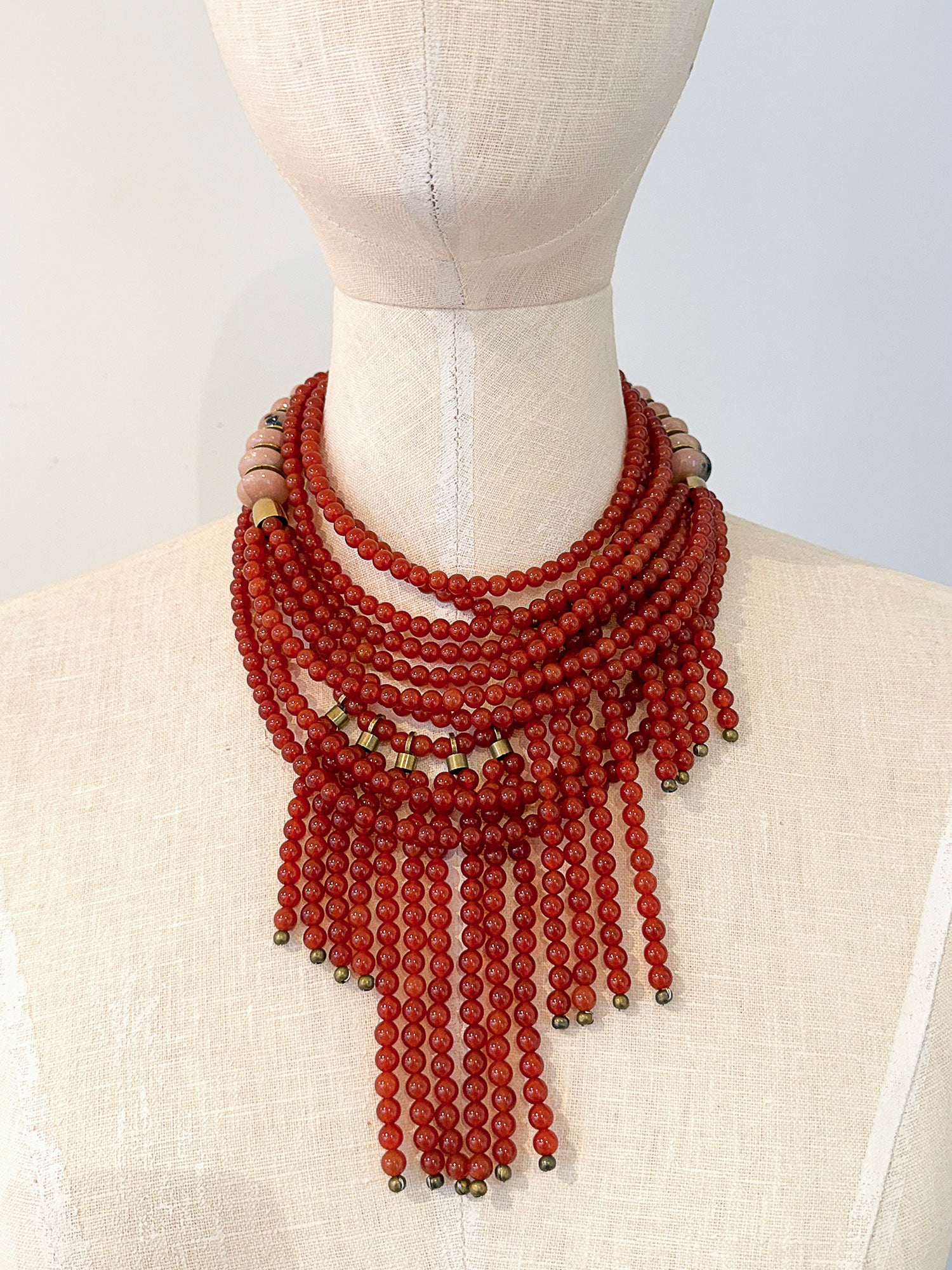 FRANKIE (CARNELIAN) NECKLACE