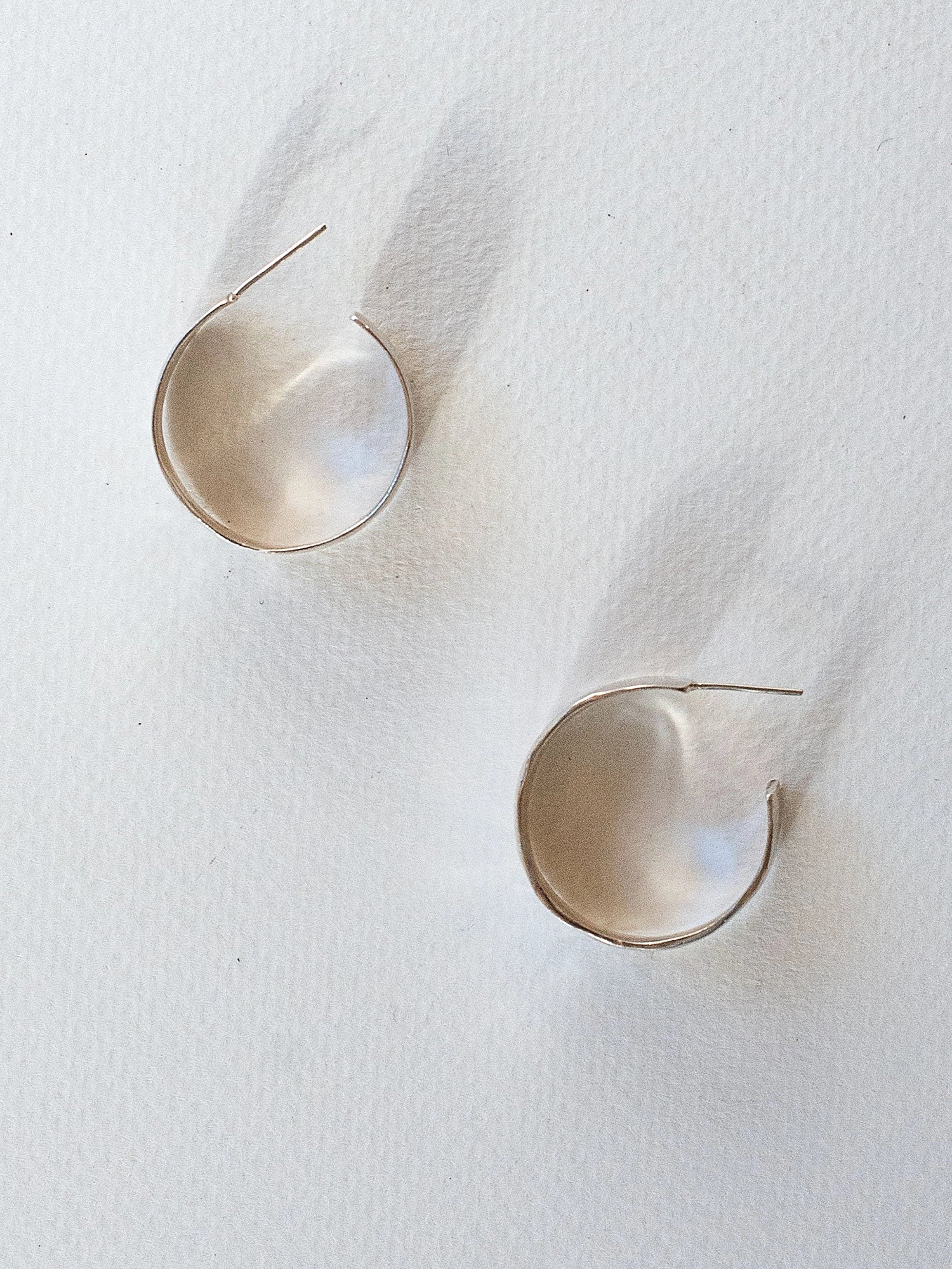 Frey Silver Hoop Earrings Michelle Ross