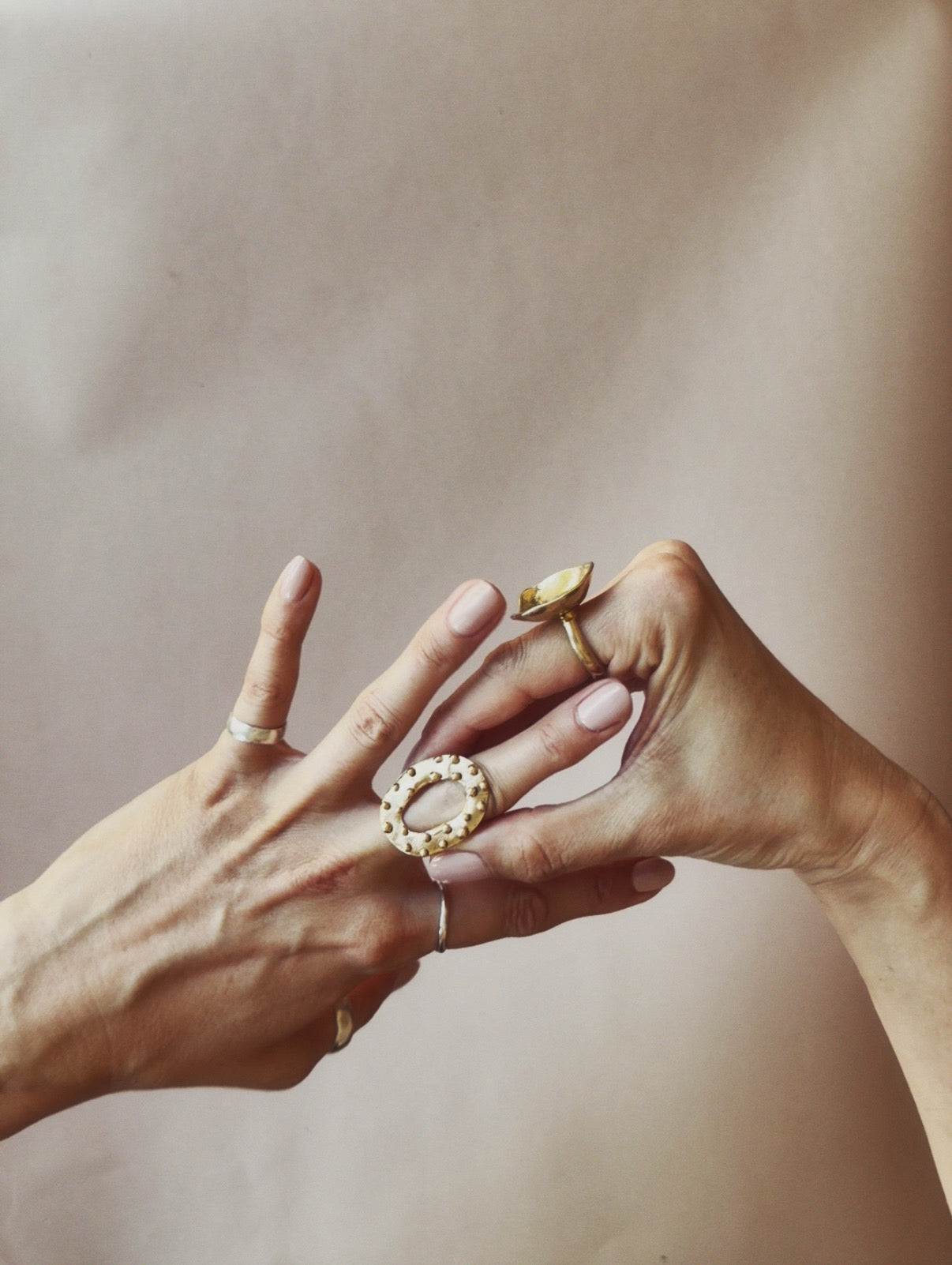 UZZI (BRASS) VI RING