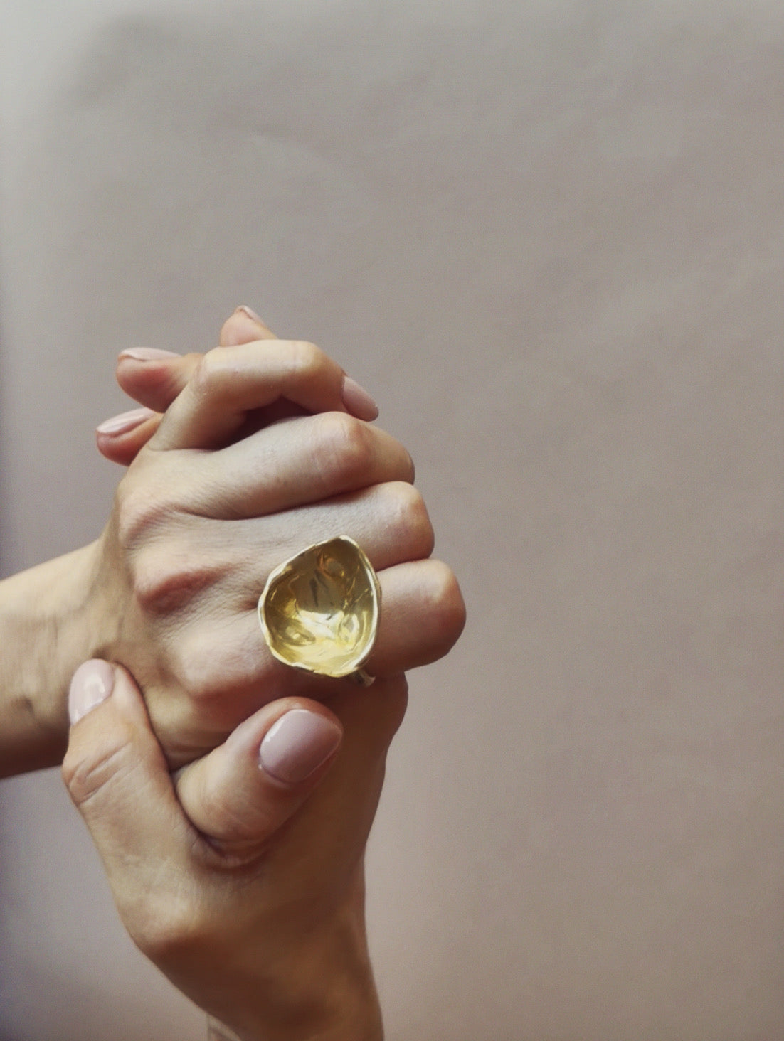 POPPY SMALL (BRASS) IX RING