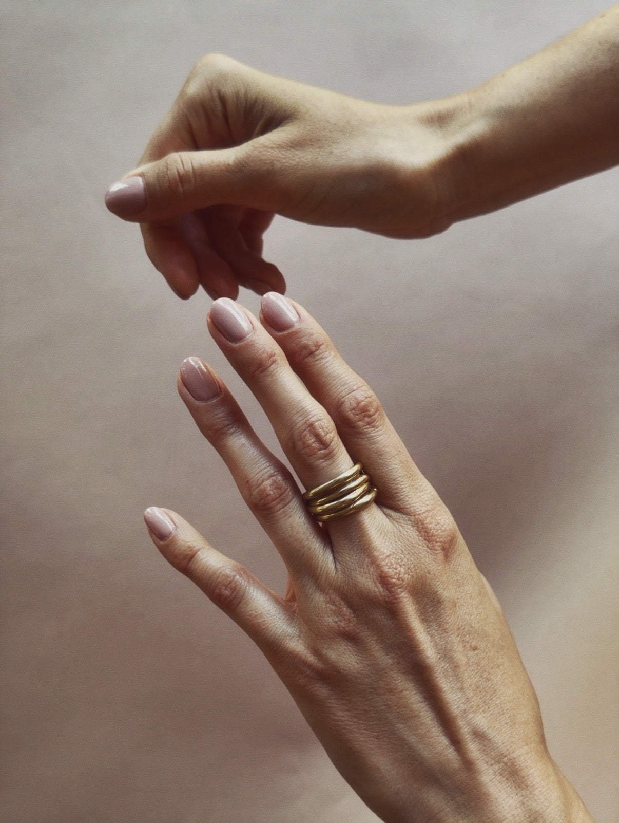 SASS (BRASS) MEDIUM VII RING