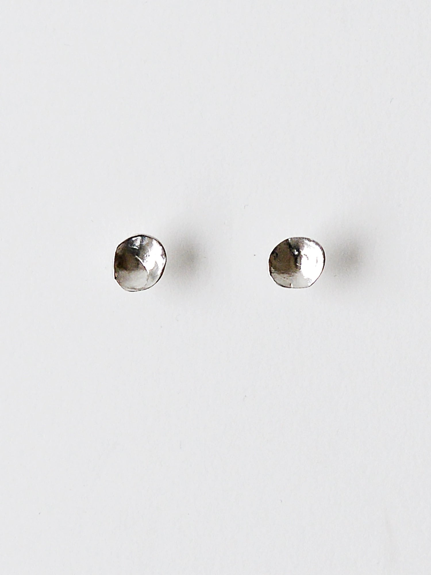 Koppa Delicate Silver Stud Earrings Michelle Ross