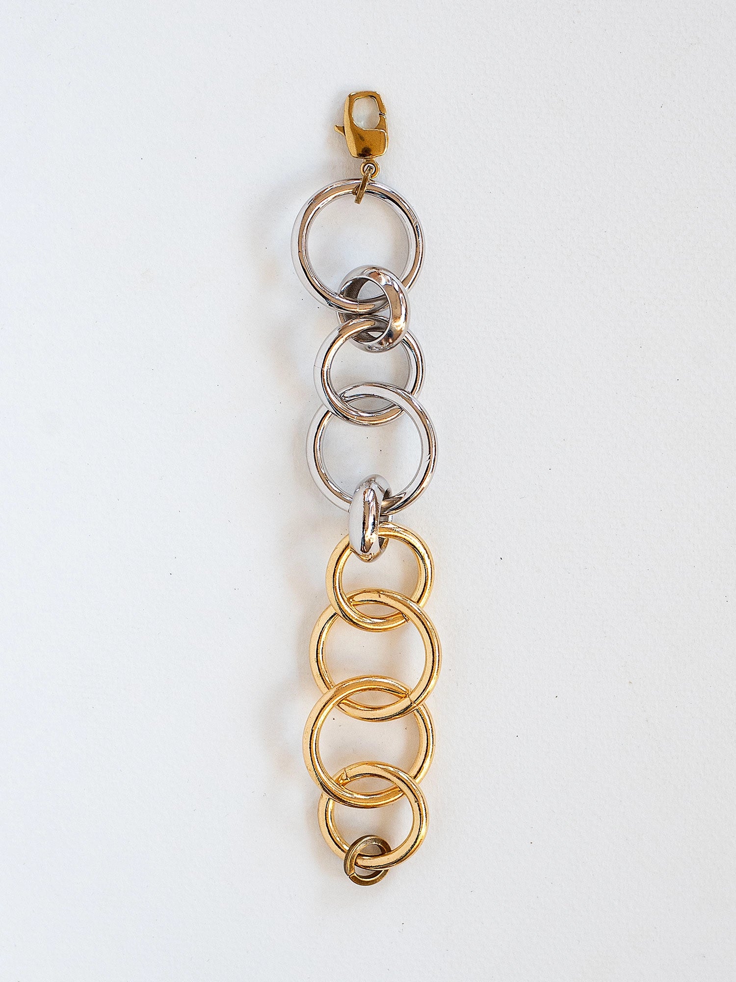 Lee Brass Rhodium Link Chain Bracelet Michelle Ross