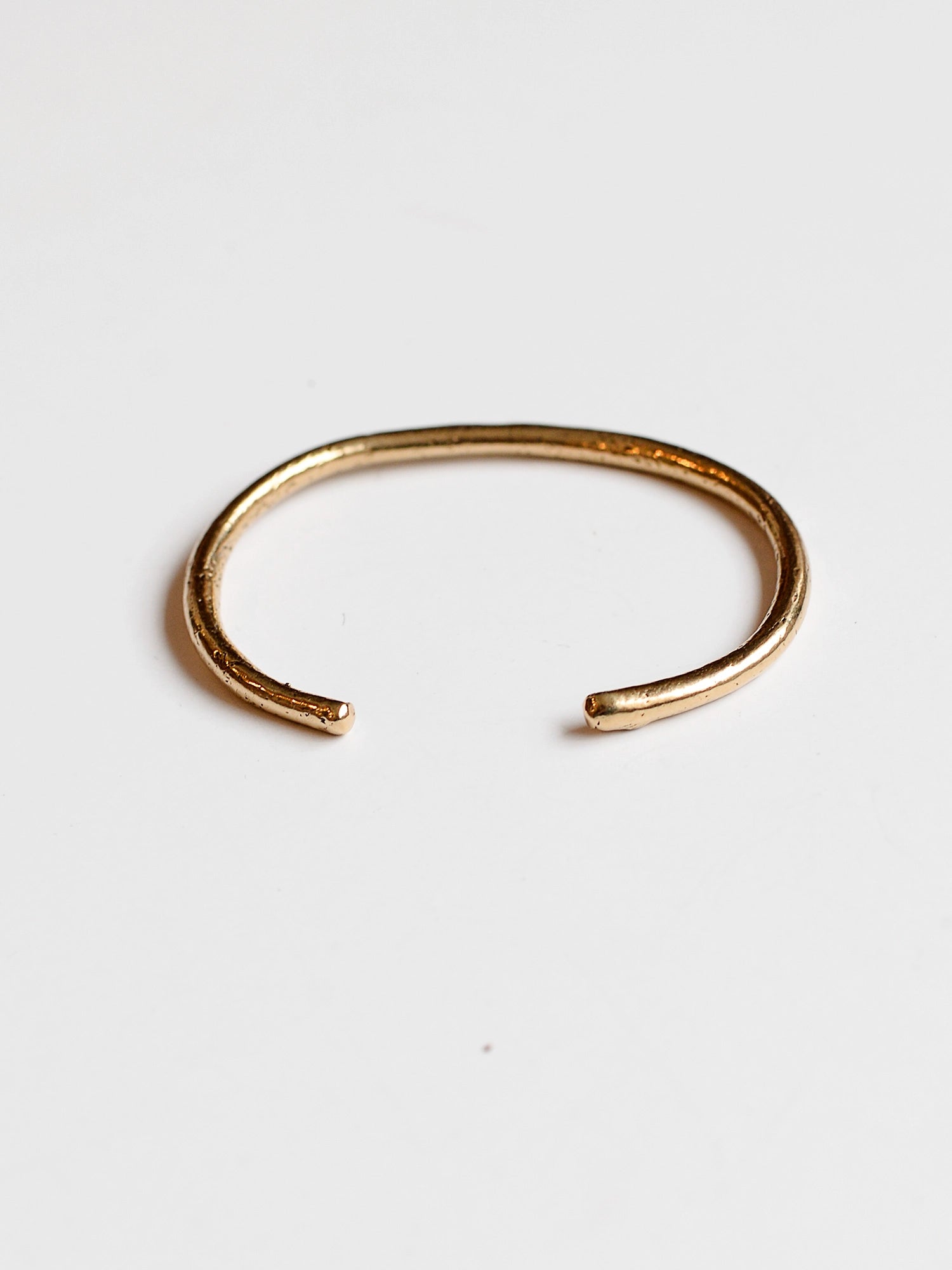 Miro Brass Solid Bangle Bracelet Michelle Ross