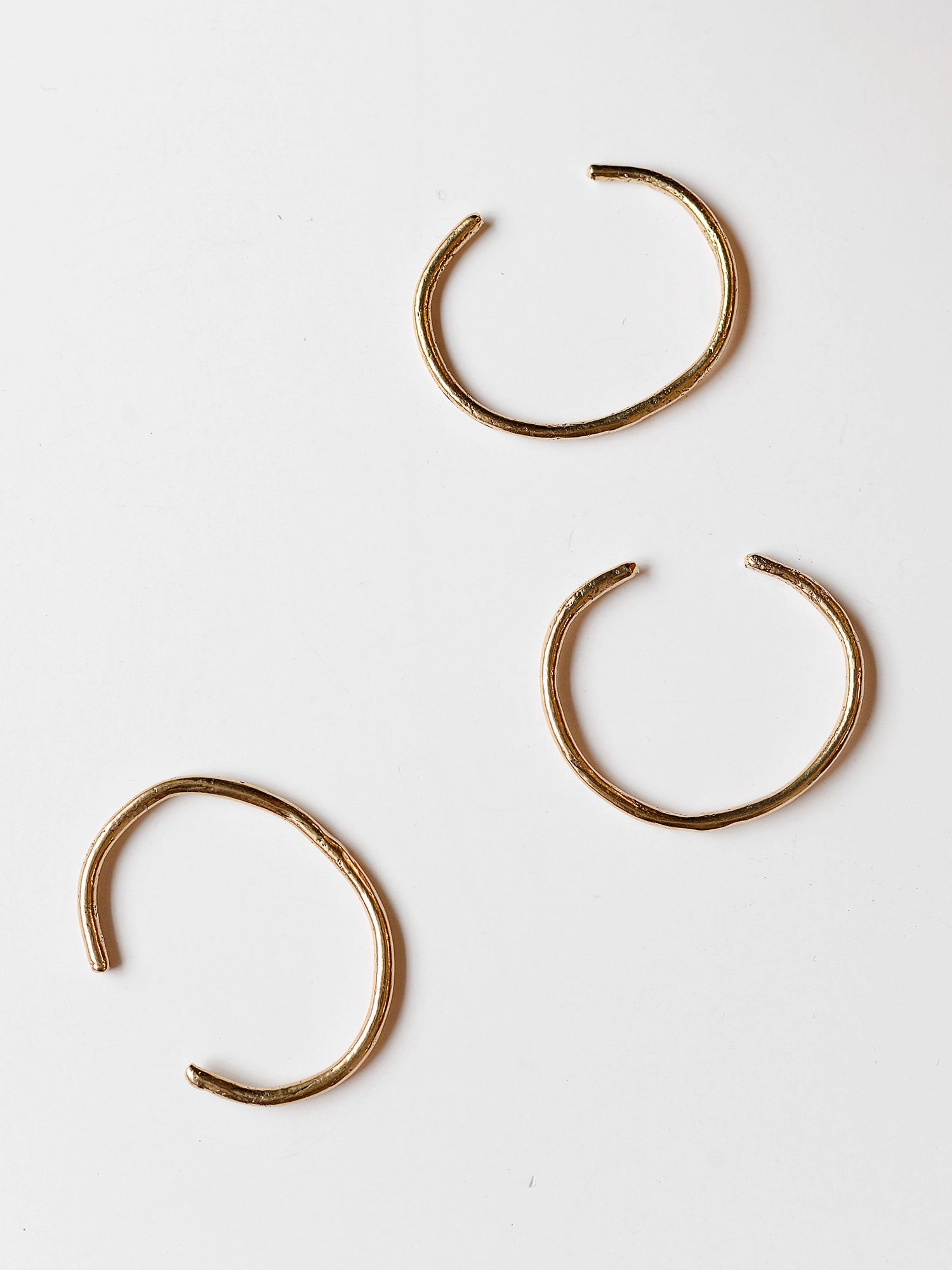 Miro Brass Solid Bangle Bracelet Michelle Ross