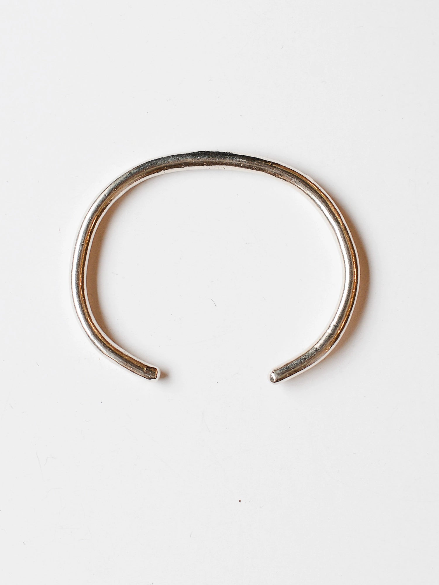 Miro Silver Solid Bangle Bracelet Michelle Ross