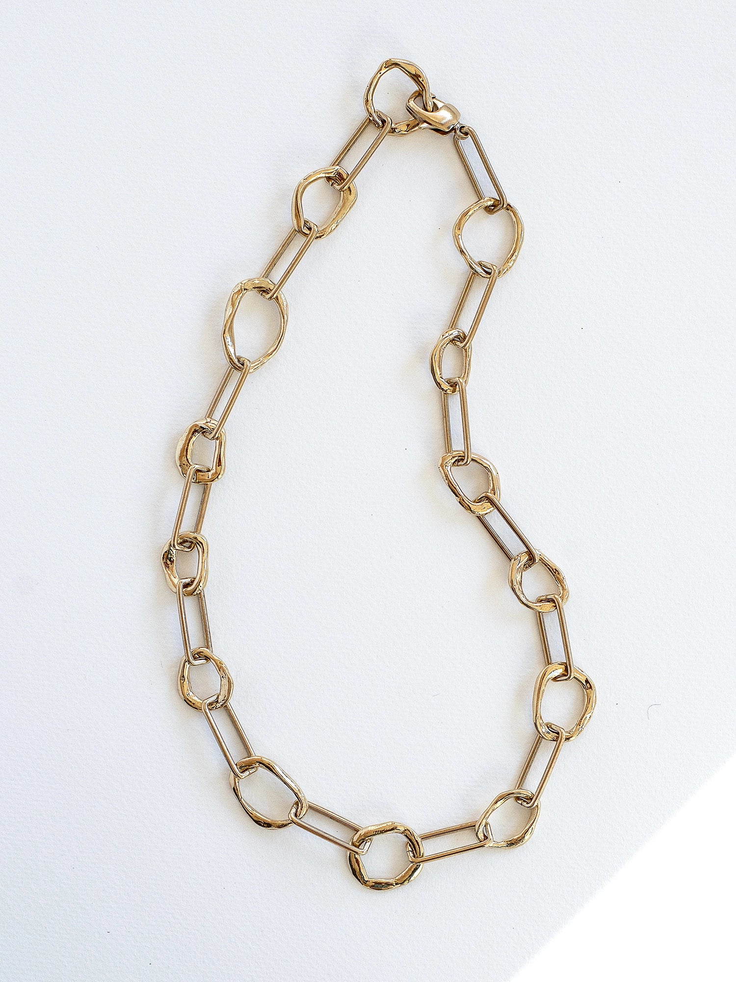 Nash Brass Chain Necklace Michelle Ross