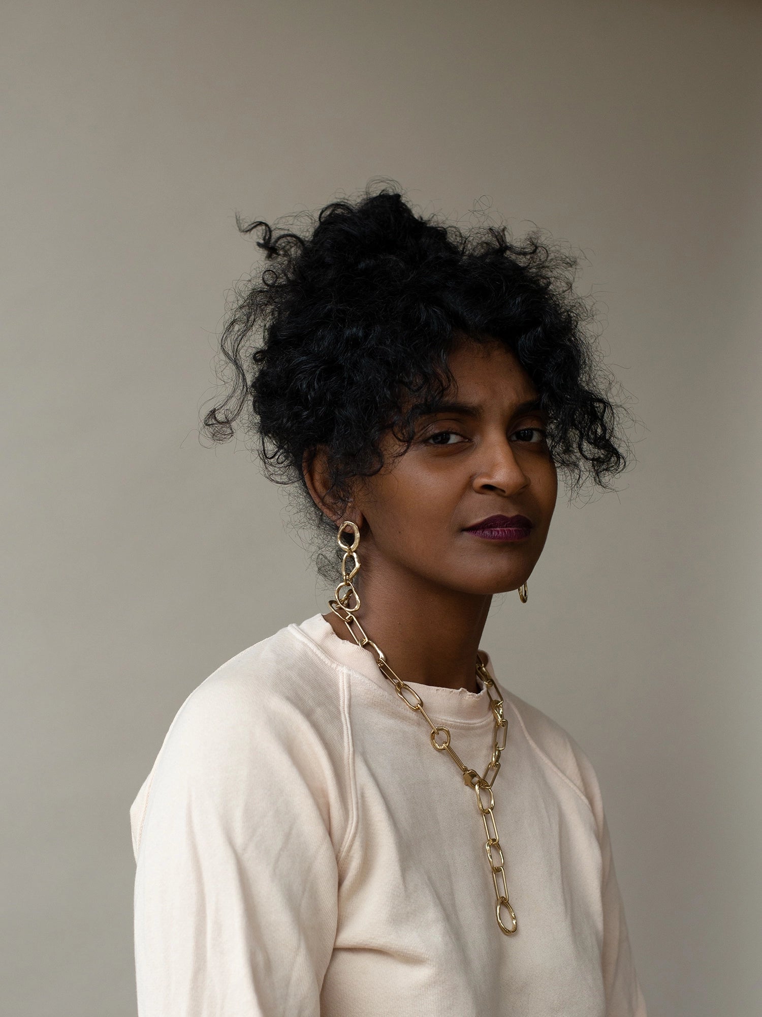 Nash Brass Chain Necklace Michelle Ross