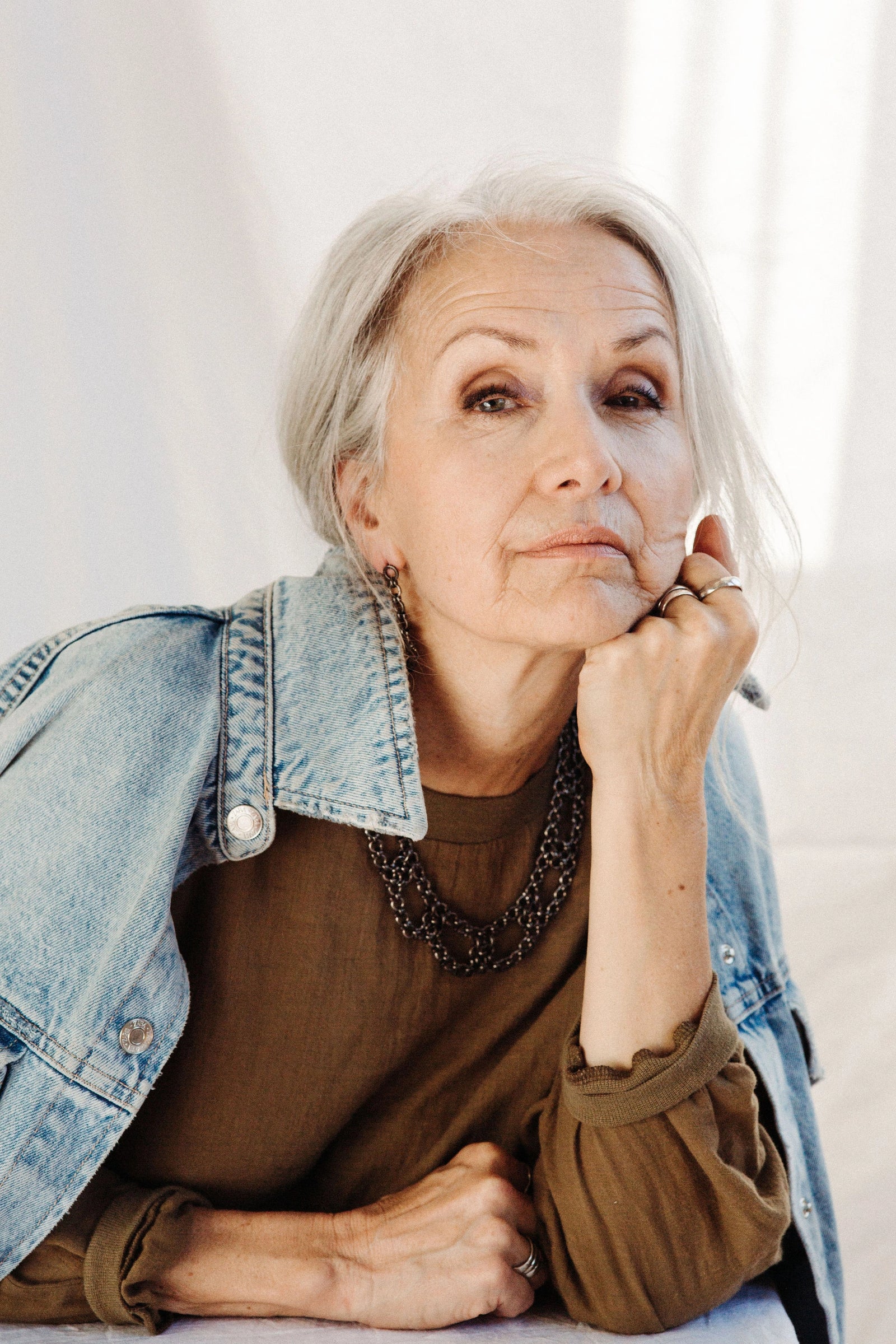 Olia Silver Chain Necklace Michelle Ross