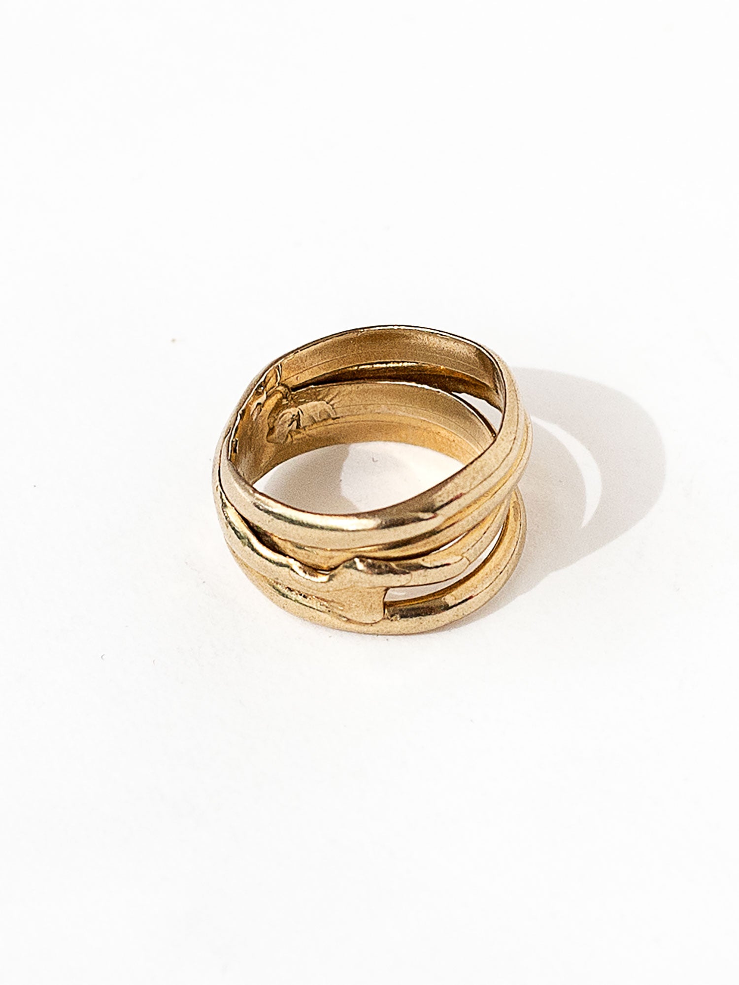 SASS (BRASS) MEDIUM VIII RING