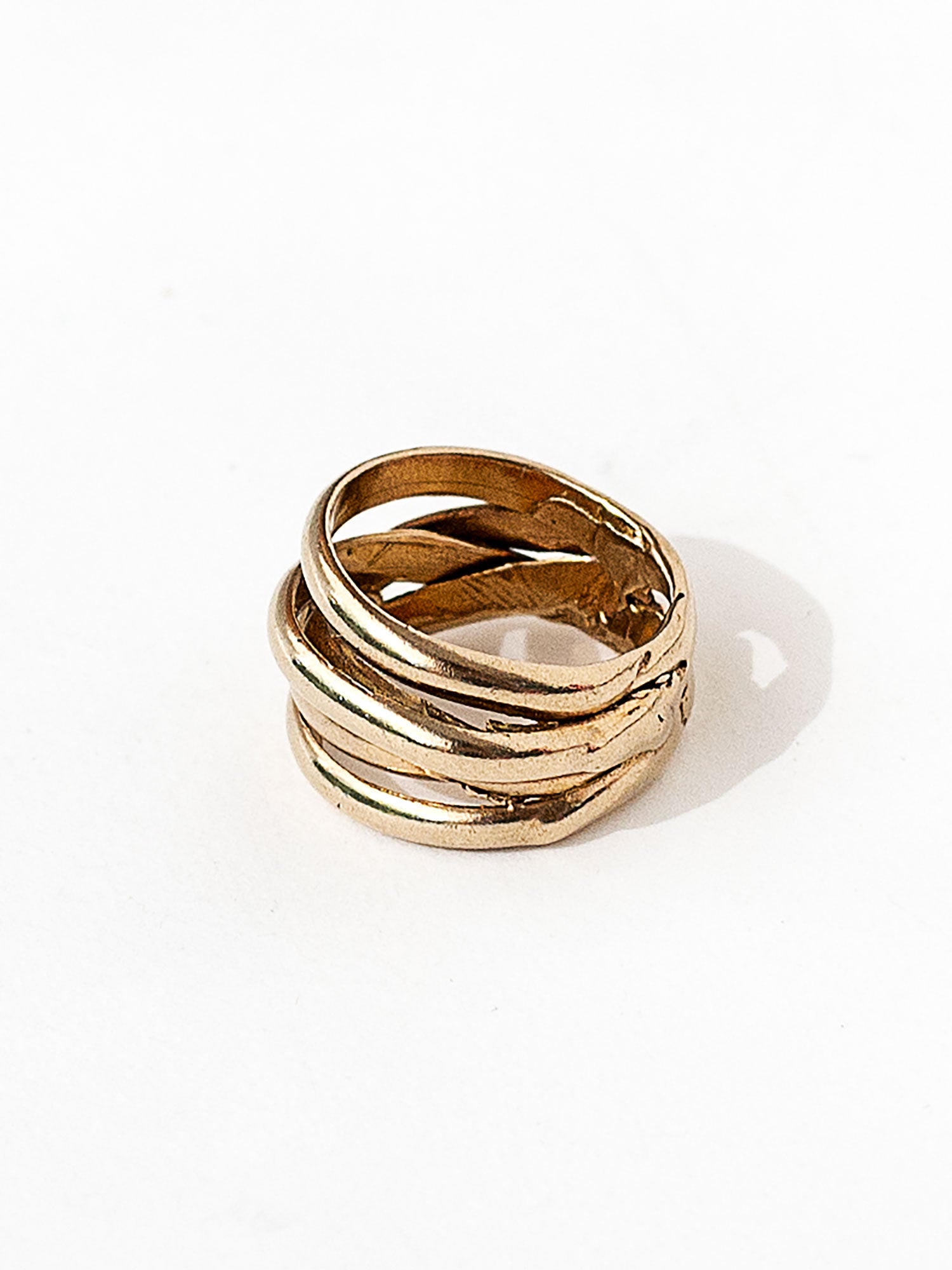 SASS (BRASS) MEDIUM XI RING
