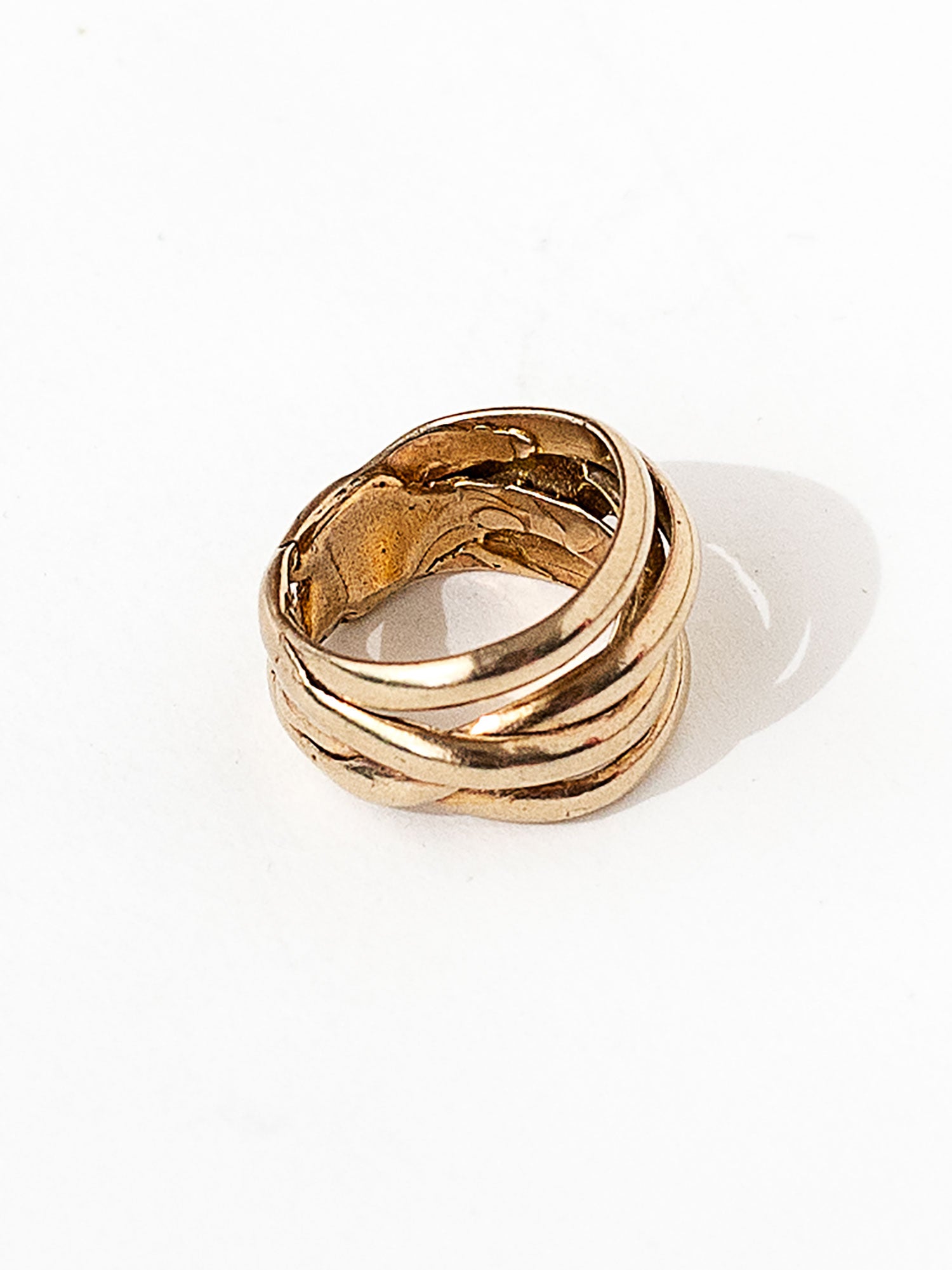 SASS (BRASS) MEDIUM XI RING