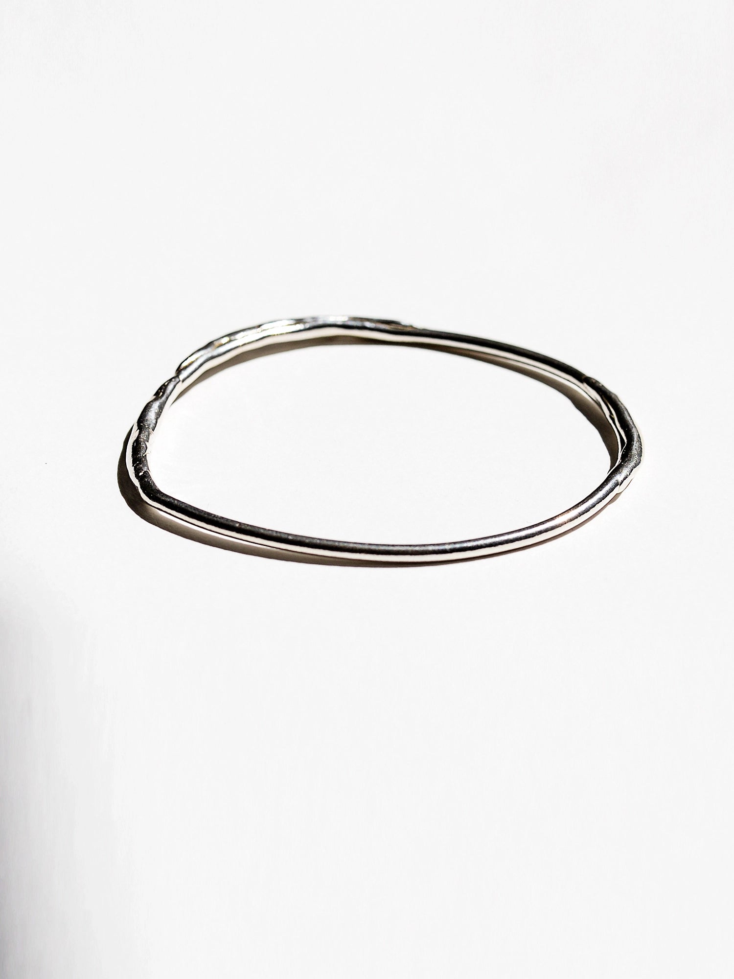 Trin Solid Silver Bangle Bracelet Michelle Ross