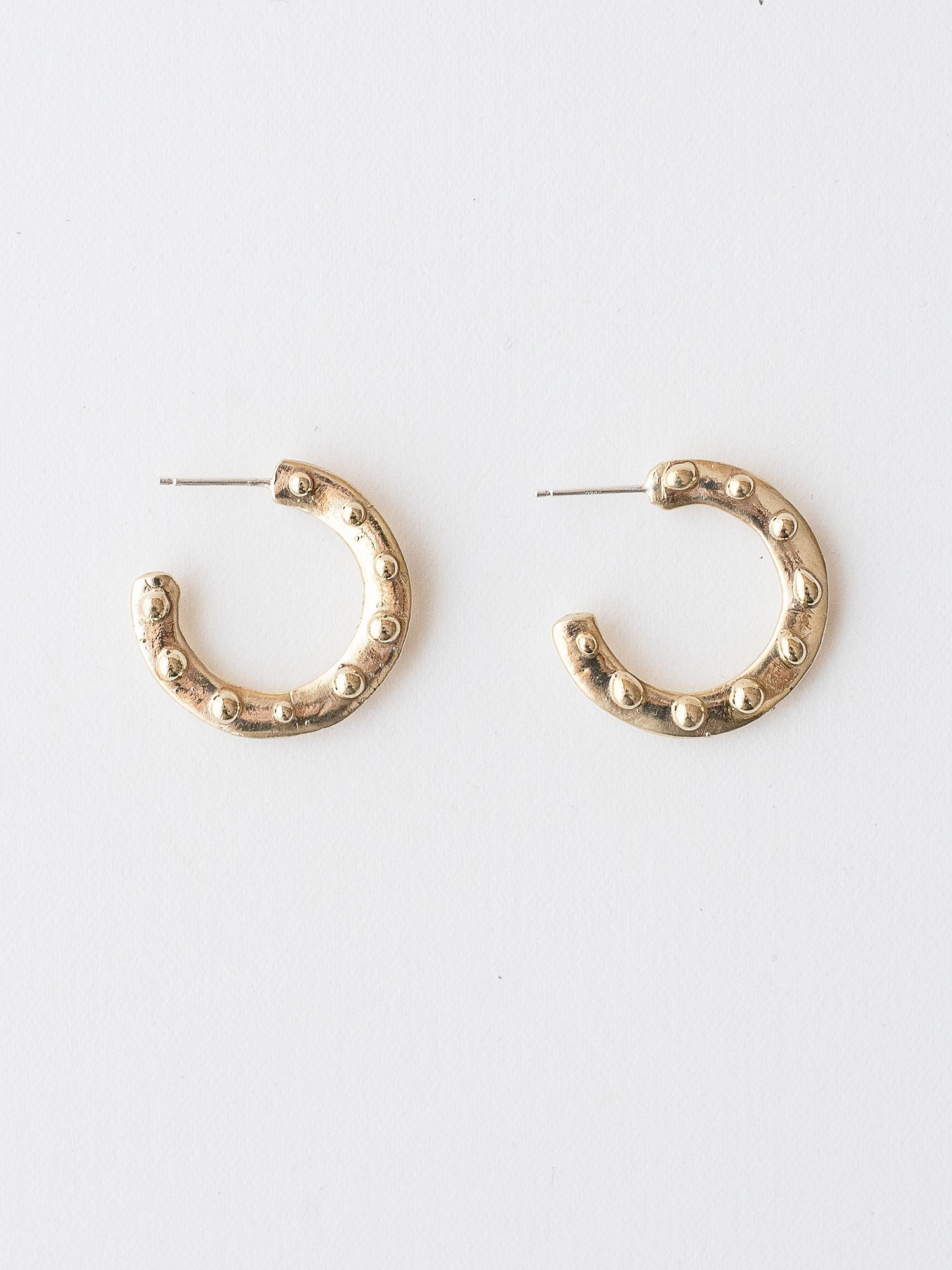 Uri Brass Thin Hoop Earrings by Michelle Ross