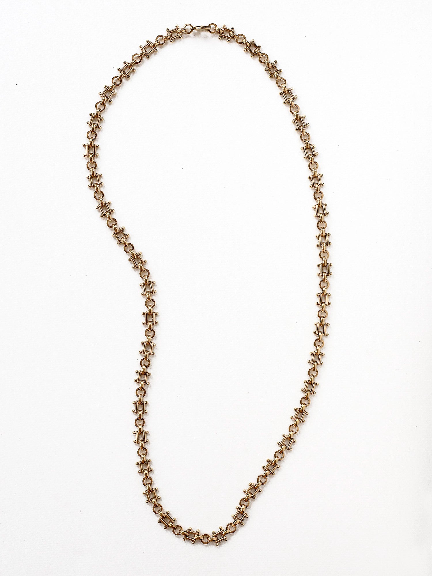 36 inch Brass Chain Necklace by Michelle Ross