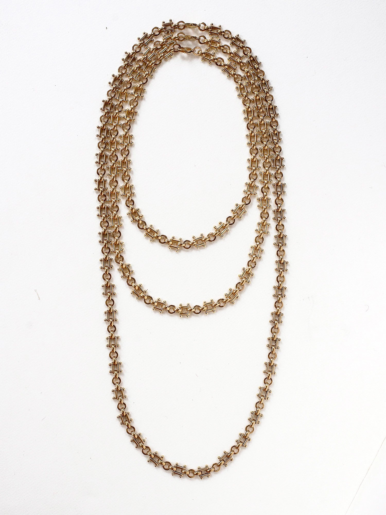 3 different lengths of Brass Chain Necklaces by Michelle Ross