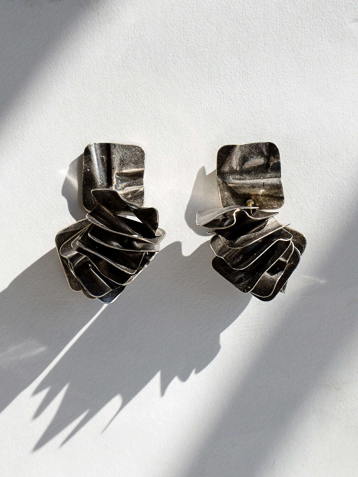 Bena Antique Silver Earrings Michelle Ross Toronto