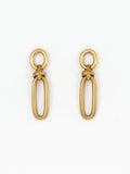 Bette Brass Minimalist Earrings Michelle Ross