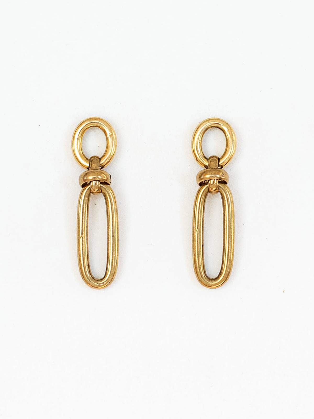 Bette Brass Minimalist Earrings Michelle Ross