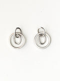 Cass Silver Minimalist Earrings Michelle Ross
