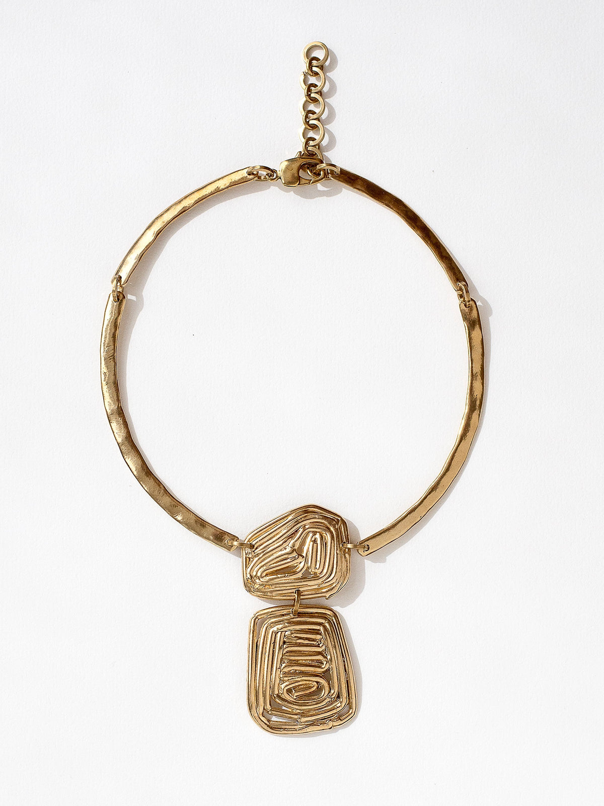 Cerce Brass Collar Necklace Michelle Ross