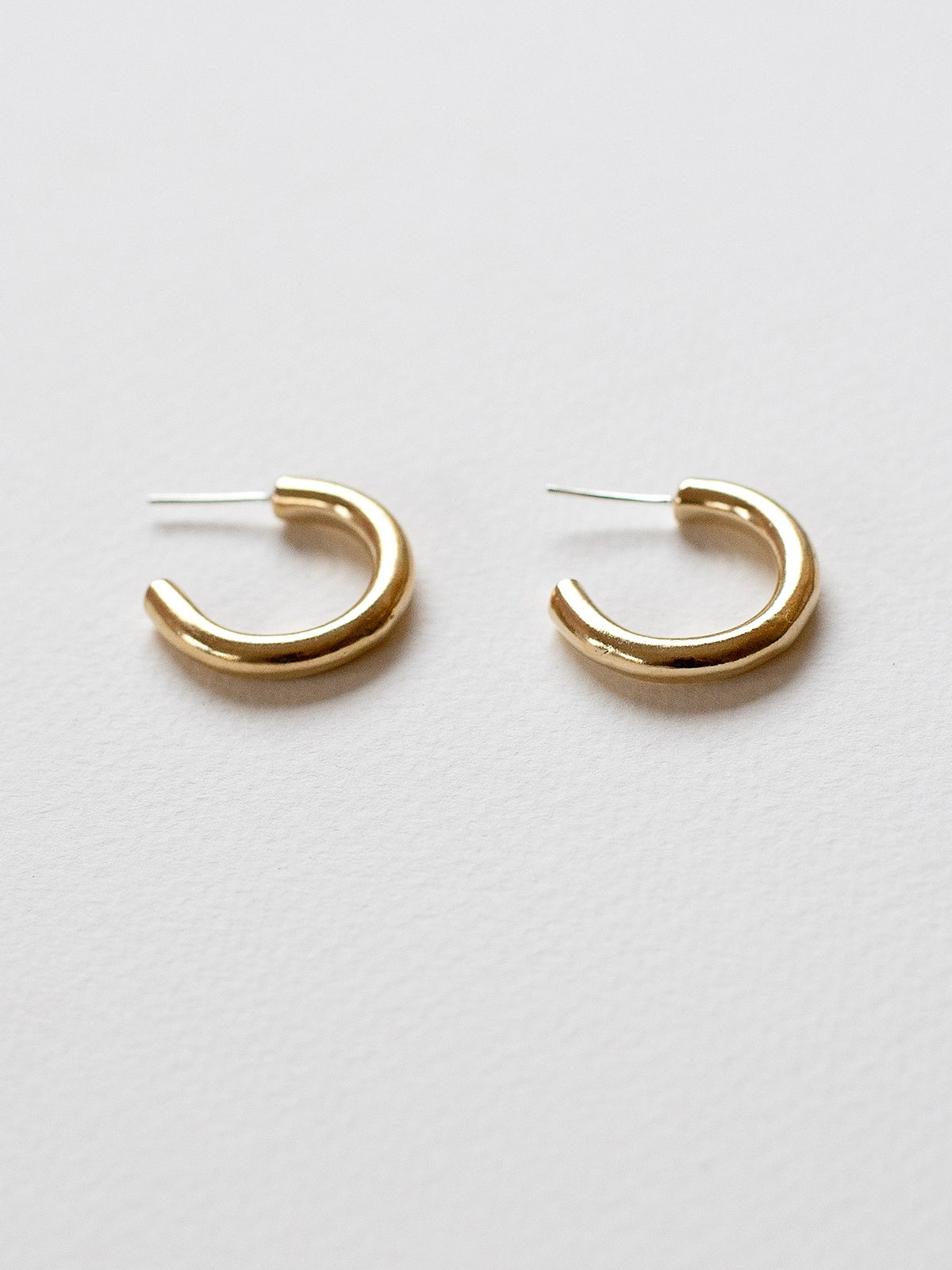 Char Brass Small Hoop Earrings Michelle Ross