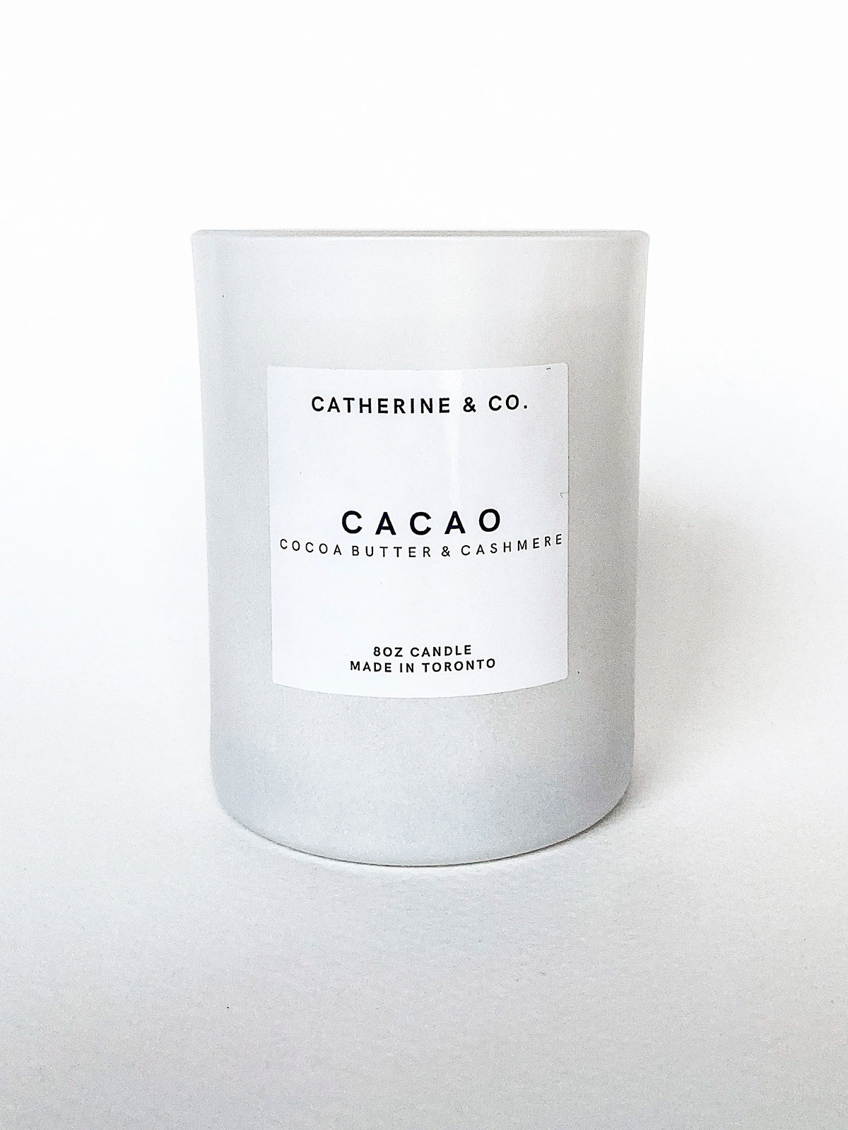 Catherine &amp; Co Clean Burning Cacao Coconut and Soy Candle