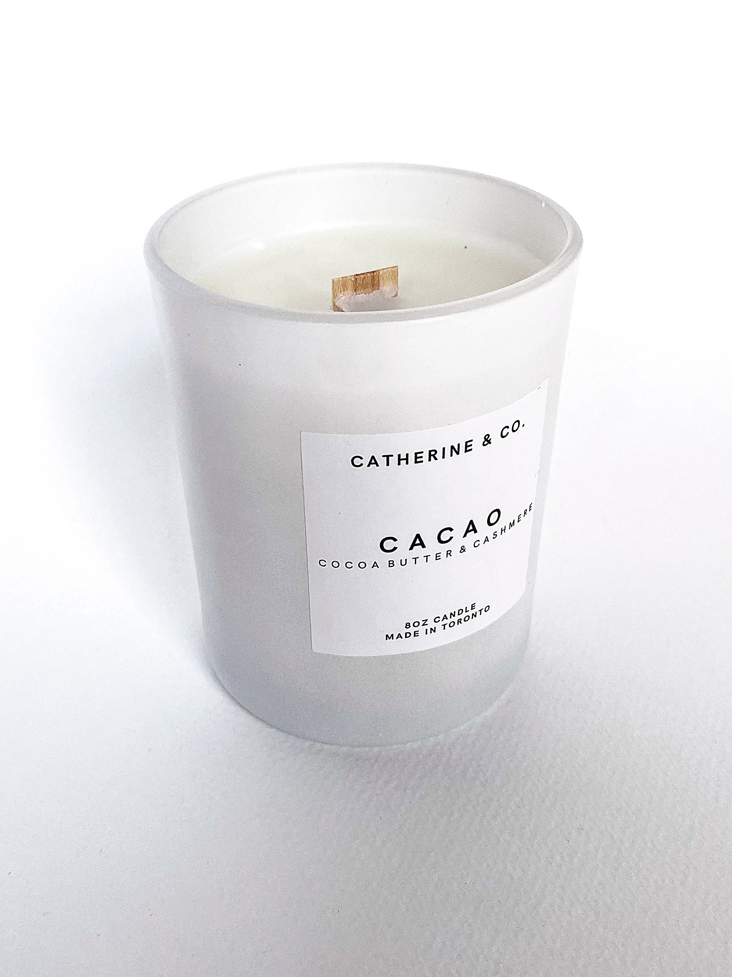 Catherine & Co Clean Burning Cacao Coconut and Soy Candle