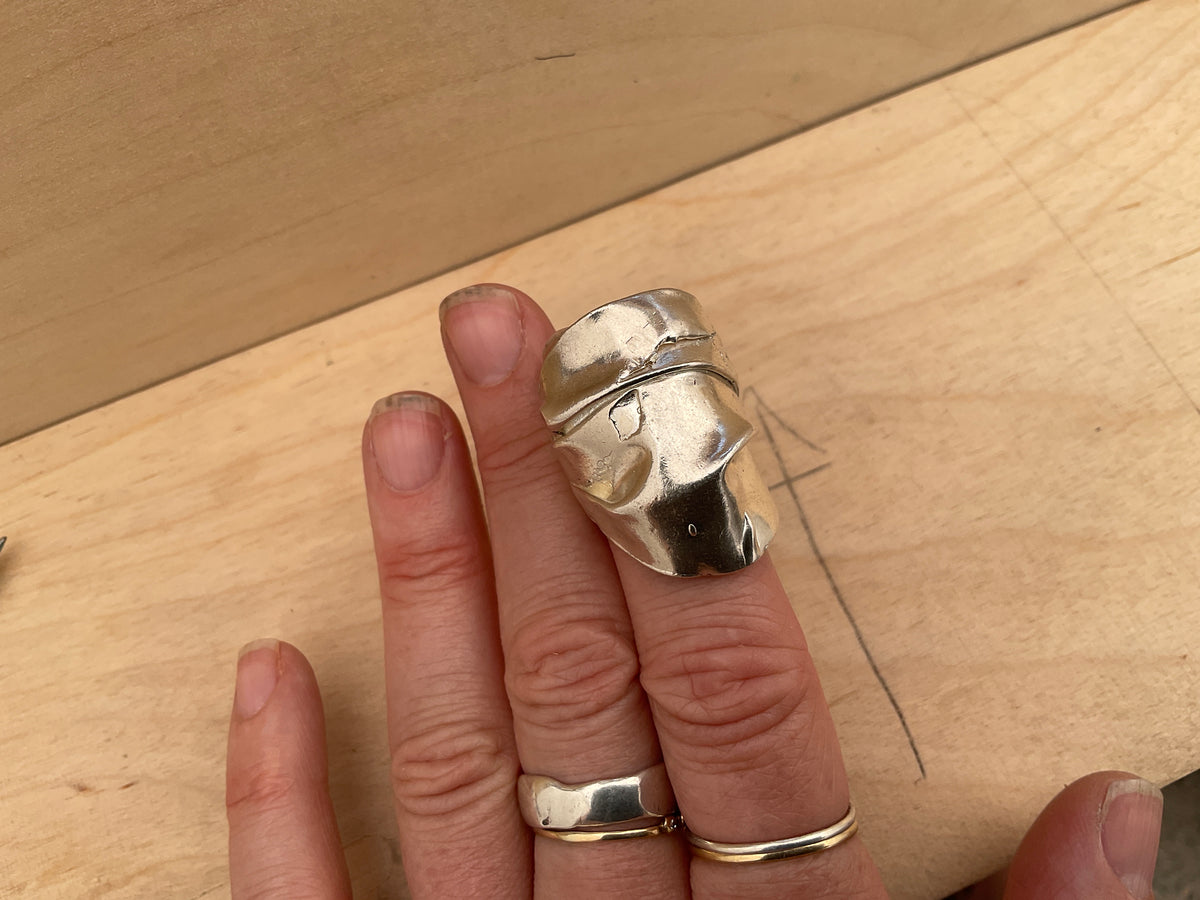 RUFFA RING SILVER