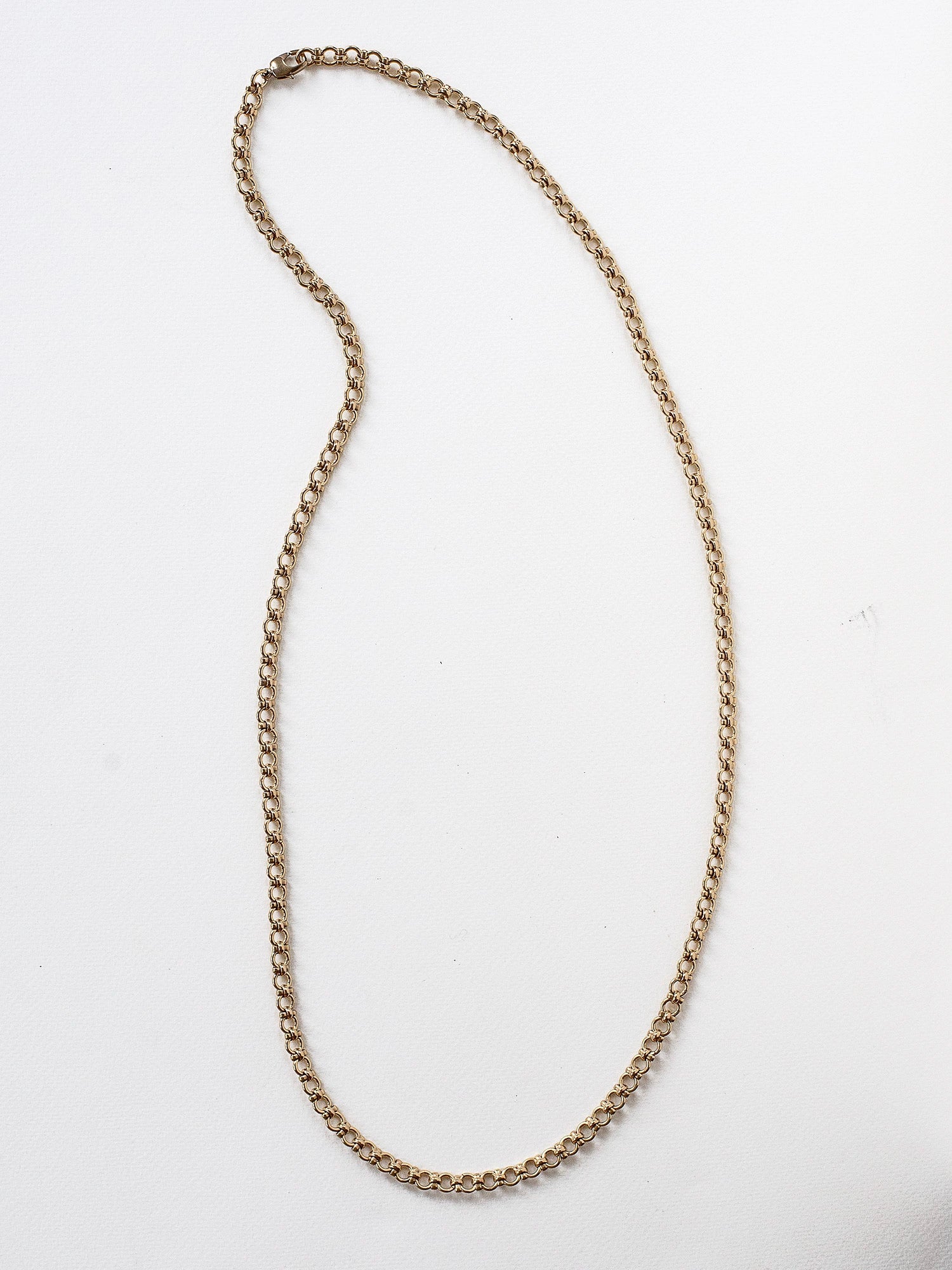 36 inch Brass Chain Necklace by Michelle Ross