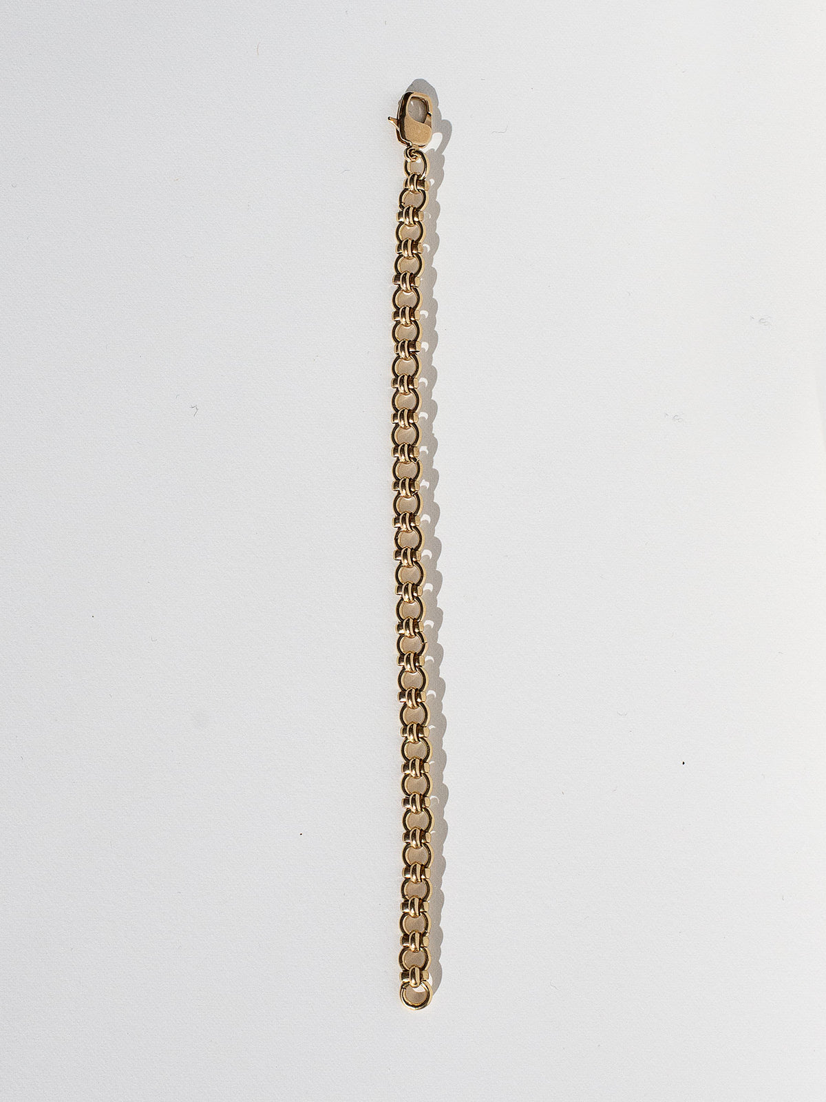 Decorative Brass Chain Bracelet by Michelle Ross