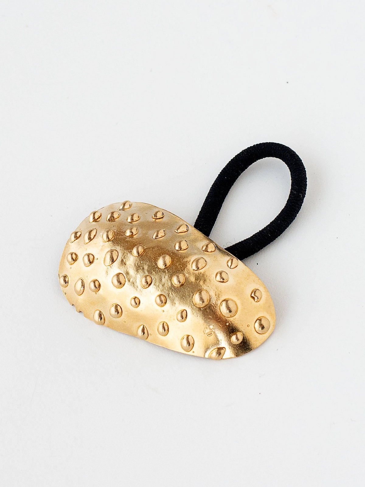 Decorative Large Brass Hair Tie Accessory by Michelle Ross from Toronto Canada