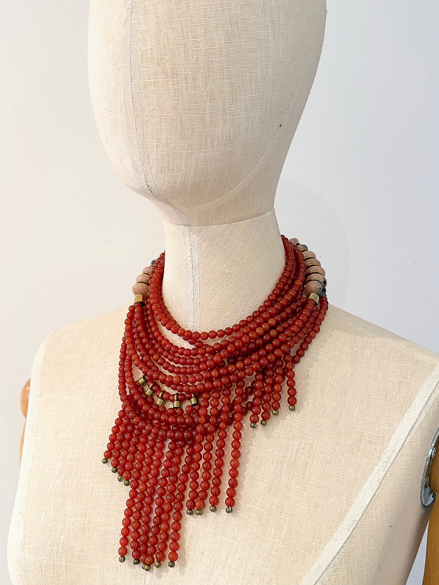 FRANKIE (CARNELIAN) NECKLACE