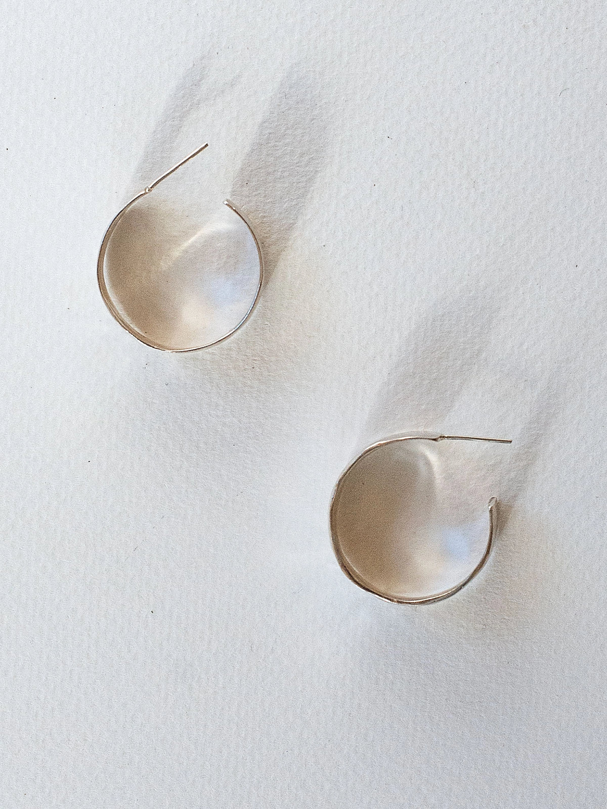 Frey Silver Hoop Earrings Michelle Ross
