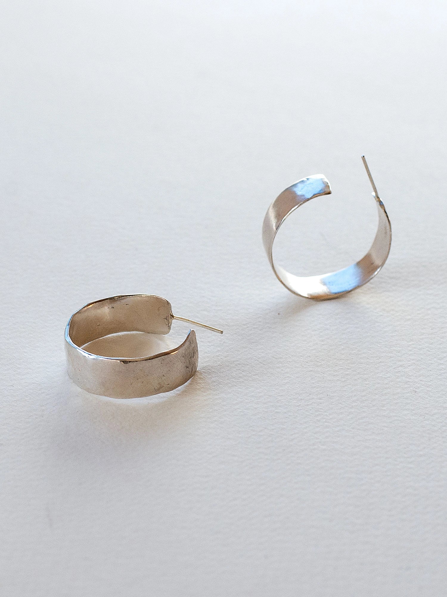 Frey Silver Hoop Earrings Michelle Ross