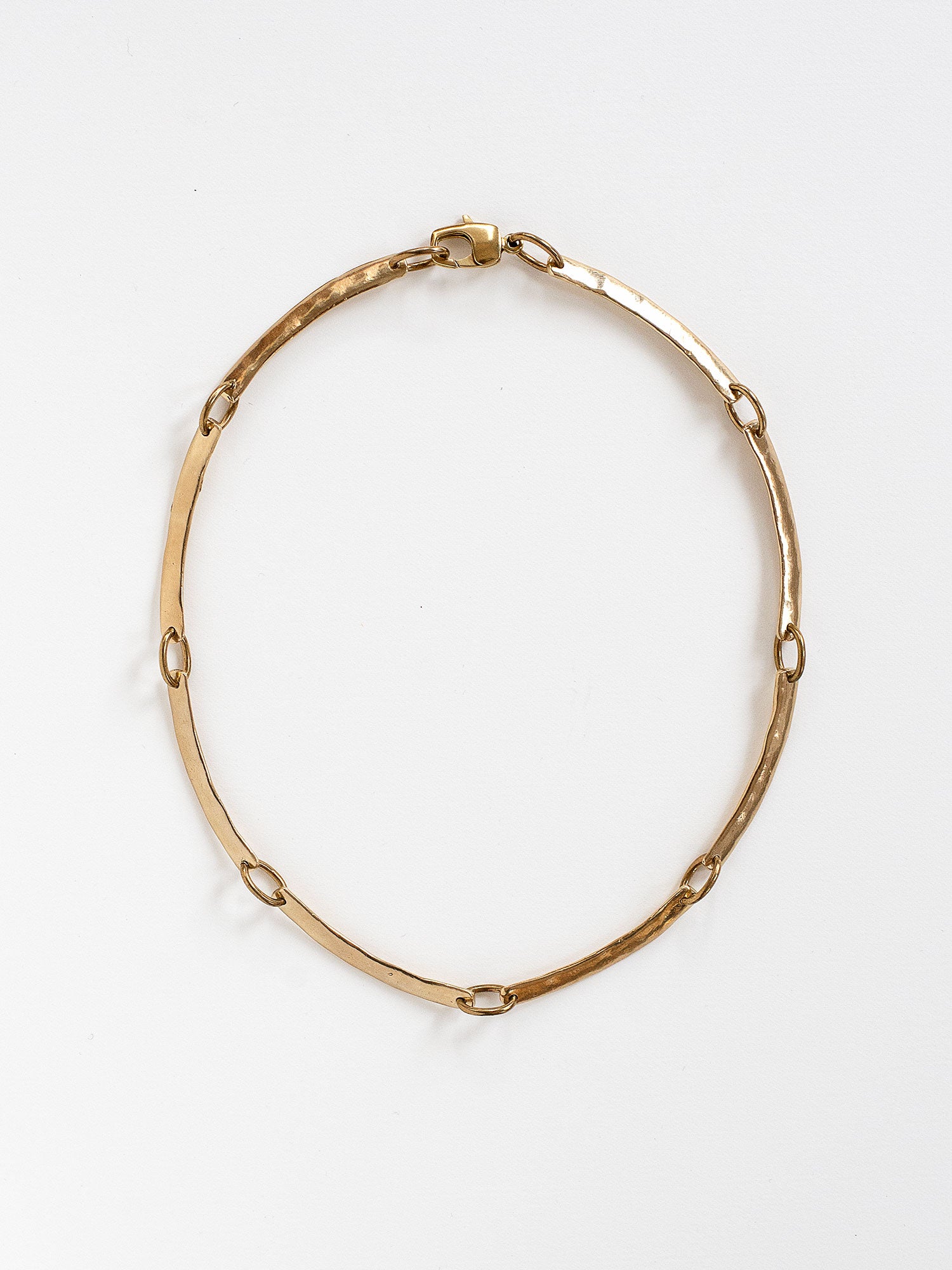 Helly Handmade Solid Brass Collar Necklace by Michelle Ross Toronto