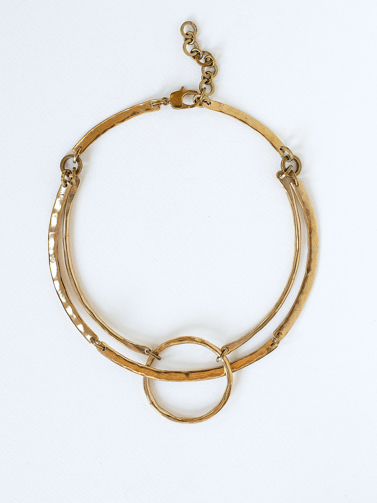 Hyde Solid Brass Collar Necklace Michelle Ross