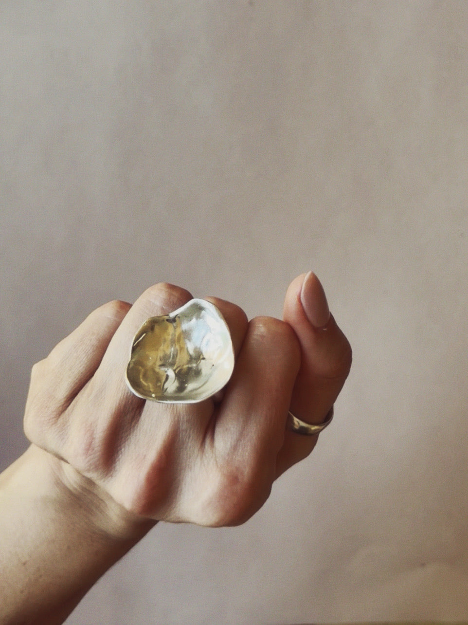 POPPY LARGE (SILVER) I RING
