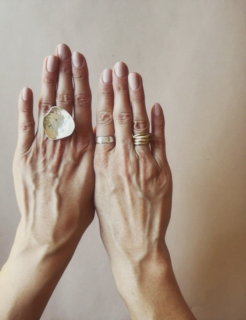 POPPY LARGE (SILVER) I RING