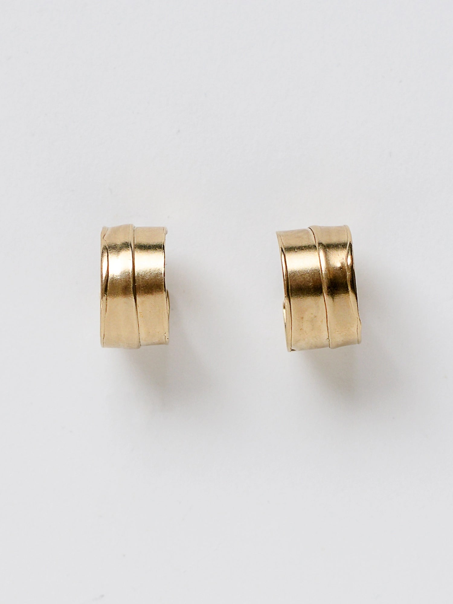 Kaida Large Brass Hoop Earrings Michelle Ross