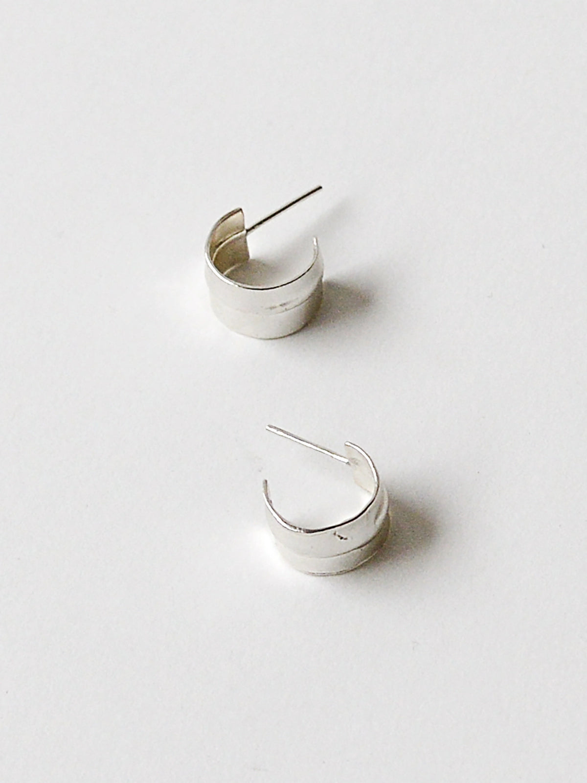Kaida Small Silver Hoop Earrings Michelle Ross