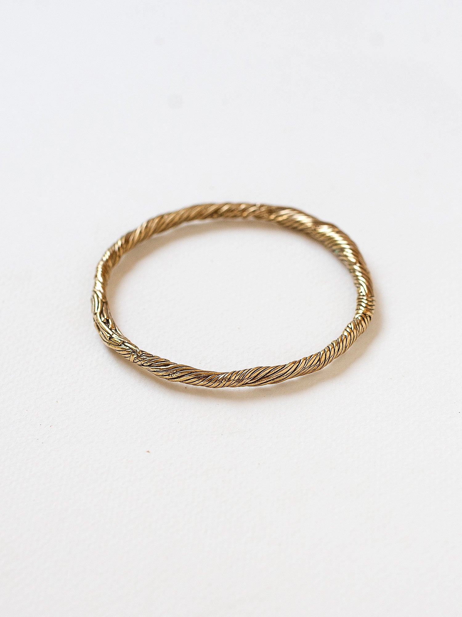 Keeva Solid Brass Bangle Bracelet Michelle Ross