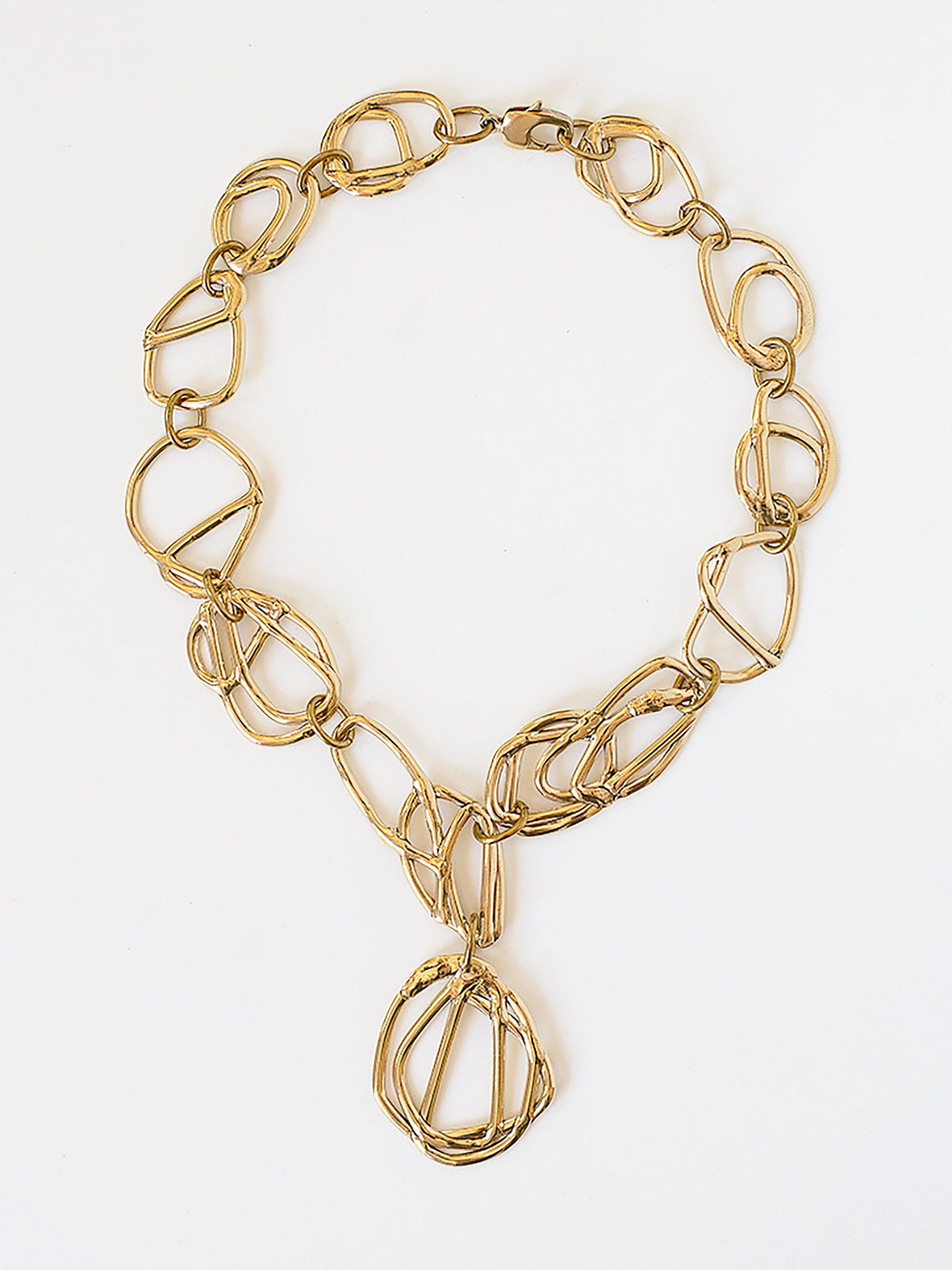 Koda Brass Modern Necklace Michelle Ross