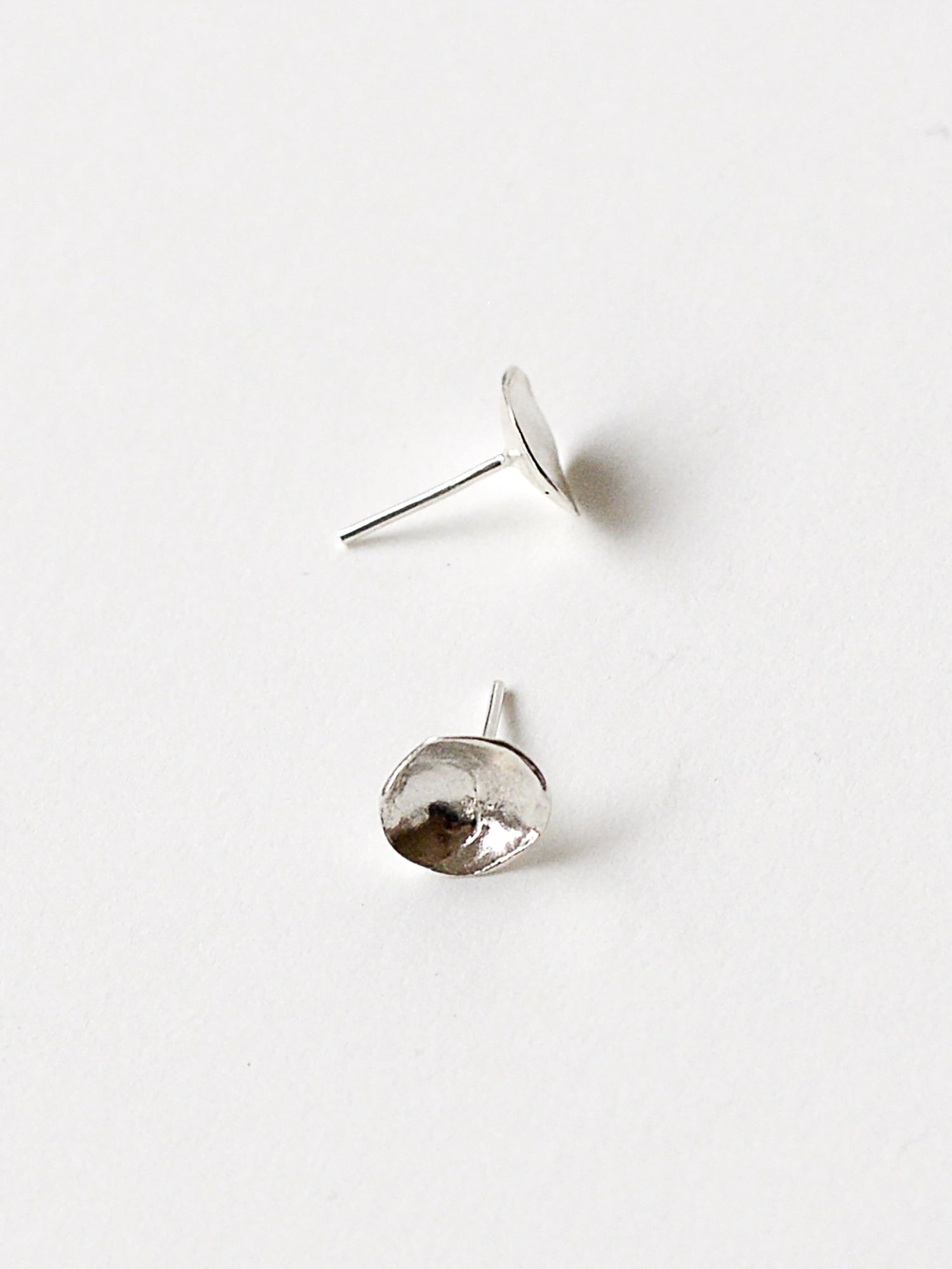 Koppa Delicate Silver Stud Earrings Michelle Ross