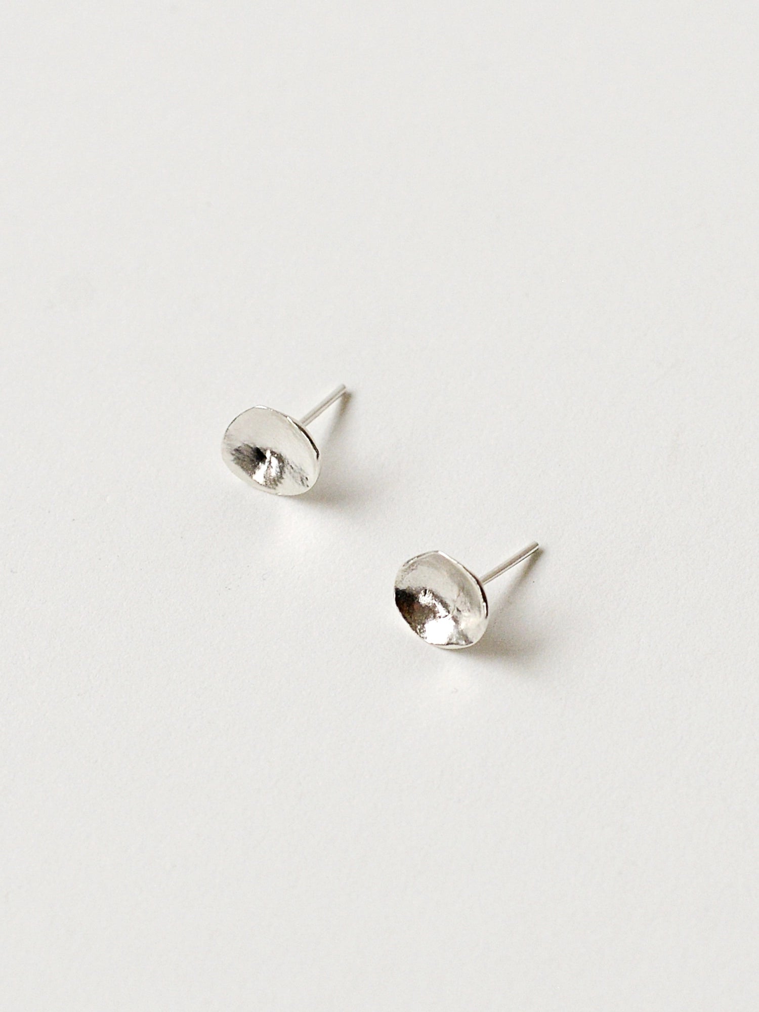 Koppa Delicate Silver Stud Earrings Michelle Ross