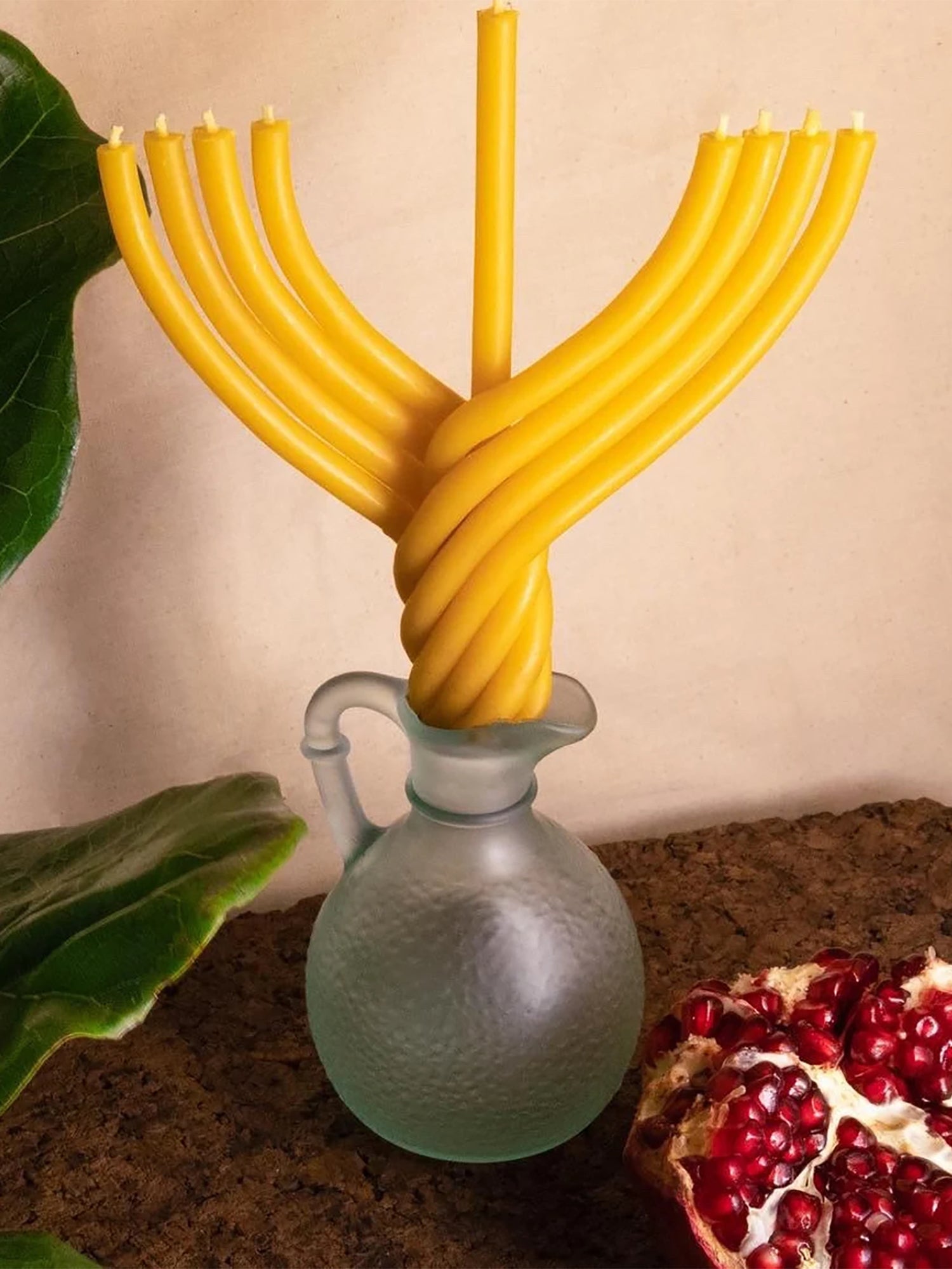 CHANUKAH MENORAH CANDLE - SMALL